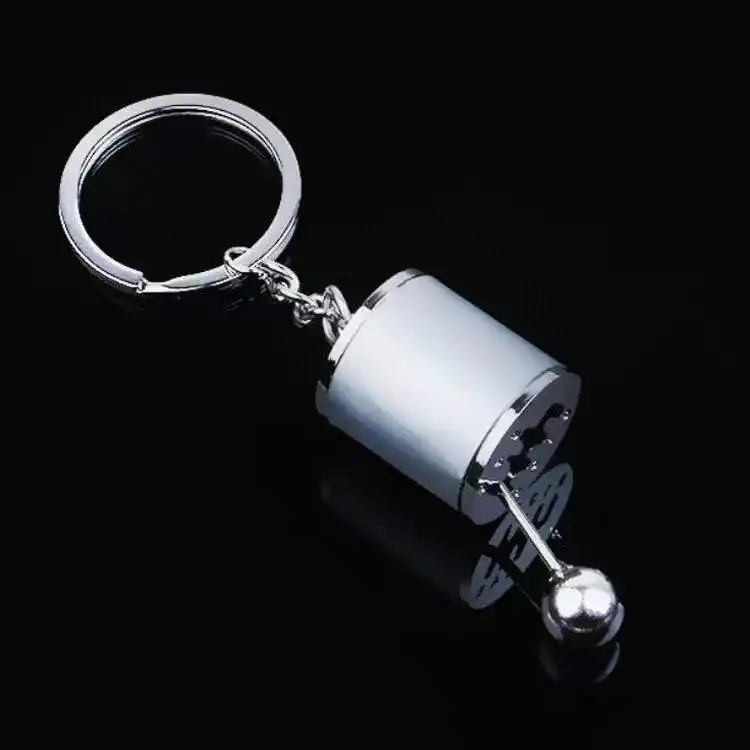 5 Colors Car Shifter Keyring Metal Gear Box Shifter Keychain 6-Speed Manual Transmission keychain car parts