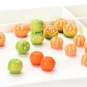 저렴한 가격 미니어처 오렌지 포도 딸기 과일 수지 공예 시뮬레이션 음식 DIY 장식 미니 과일 키 체인 액세서리