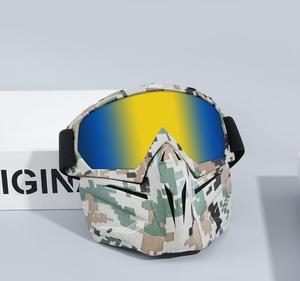Nuovi Occhiali Protettivi Rimovibili ZoomLon per Moto, Maschera Integrale Tattica Antivento con Lenti Colorate - Product Image 5