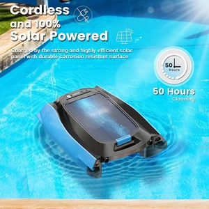 Robot Limpiafondos Inteligente para Piscinas con Energía Solar, Contenedor de Residuos de 7L, 4 Modos, IP68, Robot Automático para Limpieza de Superficies de Piscinas - Product Image 4
