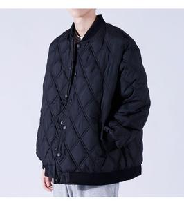 Custom Produce <strong>Men's</strong> <strong>Woolen</strong> Bomber <strong>Jackets</strong> Printed Stand Collar Winter Thick Vintage Style OEM Service Coat - Product Image 4