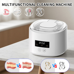 Nettoyeur à ultrasons amélioré 2026 avec technologie de dégazage UV pour prothèses dentaires, appareils orthodontiques et bijoux - Product Image 4