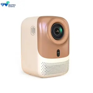 Wupro CR38 proyektor Mini portabel, proyektor Beamer Android 9.0 pintar 1920*1080p Full HD 350 ANSI Lumens Video LCD