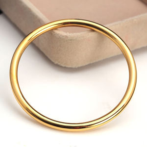 Pulsera <span class=keywords><strong>de</strong></span> <span class=keywords><strong>palo</strong></span> redondo dorado personalizable para mujer, brazaletes <span class=keywords><strong>de</strong></span> <span class=keywords><strong>plata</strong></span> chapados en oro, joyería <span class=keywords><strong>de</strong></span> <span class=keywords><strong>plata</strong></span> 925, <span class=keywords><strong>pulseras</strong></span> estéticas para mujer - Product Image 2