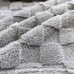 Jeté en flanelle à carreaux <span class=keywords><strong>léopard</strong></span> doux et épais pour l'hiver, jeté en tricot moelleux pour le bureau, décoration moderne pour la maison, imprimé 150x200 1kg - Product Image 6