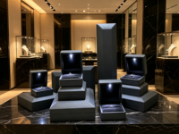Boîte à bijoux LED, vente en gros en petites quantités, étui cadeau lumineux, logo personnalisé