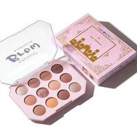 Nouvelle palette de fards à paupières DoDo imperméable transfrontalière, illuminateur, contouring perlé tridimensionnel, fard à paupières mat tout-en-un