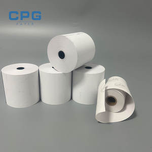 Rollo de Papel Térmico 80x70 sin BPA al por Mayor para Punto de Venta/Cajero Automático, Cinta para Caja Registradora 80x80 57x40mm, Rollo de Papel para Impresora Térmica de Recibos - Product Image 1