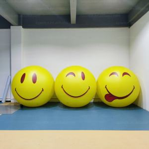 Ballon gonflable géant en PVC hermétique de 1m, 2m, 3m, motif visage souriant, pour jeux sportifs, fêtes à thème et scènes - Product Image 6