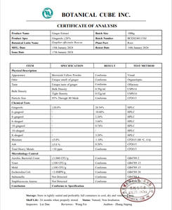 Giá bán buôn gừng chiết xuất từ rễ bột Zingiber officinale <span class=keywords><strong>5</strong></span>%-40% <span class=keywords><strong>gingerols</strong></span> - Product Image 4