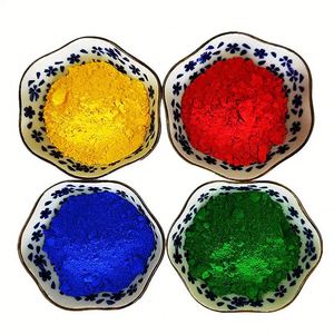 Poudre de pigment inorganique oxyde de fer rouge noir jaune bleu vert orange brun pour pigment pour béton ciment caoutchouc plastique - Product Image 4