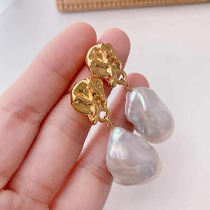 Accessoires de perles en argent S925 pour boucles d'oreilles avec perles de 9 à 16 mm, tendance et à la mode, 21407 avec support vide - Product Image 3