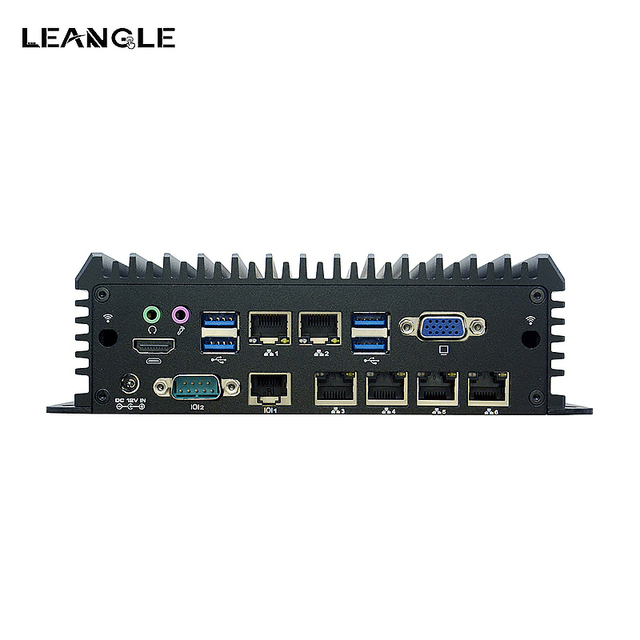 Durable Industrial Mini PC With Intel I7 Industrial Fanless PC Portable Desktop Computer PC Player Aluminum Alloy