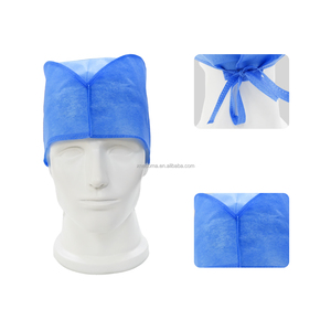 Reti per capelli monouso traspiranti ed ecologiche in polipropilene Non tessuto chirurgico tappi per testa con soffici copri copri-testa - Product Image 2