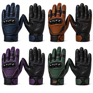 LONG MISSION INDUSTRY Leather Wrist Length <b>Touchscreen</b> <b>Gloves</b> Four Seasons Daily Use Breathable Eco-Friendly Fur Lining - Product Image 5