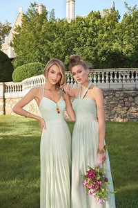 Desain baru gaun <span class=keywords><strong>Prom</strong></span> pernikahan ikat pinggang selempang gaun pengiring pengantin elegan wanita - Product Image 2