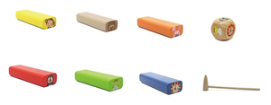 Ensemble de blocs en <span class=keywords><strong>bois</strong></span> animaux personnalisés unisexes, jouet d'empilage interactif parent-enfant, blocs de construction éducatifs Montessori pour enfants - Product Image 4