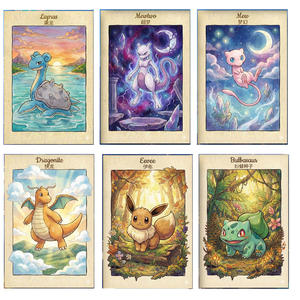 Cartes métalliques Pokémon uniques de qualité supérieure, mignonnes, personnalisées, accessoires d'art de fans, cartes à collectionner, boîtes mystère - Product Image 5