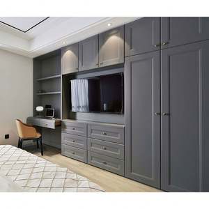 BALOM All-Scenario Custom <b>Bedroom</b> Furniture, Integrated Wardrobe and <b>TV</b> Wall <b>Unit</b>, Wardrobe System Ardrobe Best Price - Product Image 1