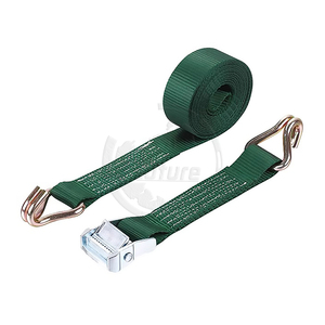 Phát Hành Nhanh Chóng Cam Khóa Tie Downs 2 "X 10ft 1100Kg/2200lbs Công Suất Polyester Ccargo Lashing Dây Đeo J Móc Cho Nâng Di Chuyển - Product Image 5