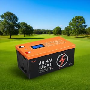 แบตเตอรี่รถกอล์ฟ Vevor 38.4V 105Ah LiFePO4 พร้อมจอ LCD สำหรับรถกอล์ฟไฟฟ้า - Product Image 2