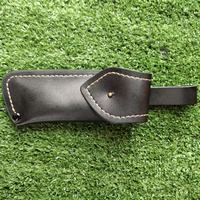 Couteau pliant extérieur outil poche Portable en cuir PU couteau ceinture boucle étui pochette sac Camping chasse étui de coupe