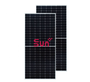 Panneau solaire bifacial N-type double vitrage 700W |   Module à Haute Efficacité |   Marque SUNPLUS |   CSA pour TUV CE pour |   Utilitaire - Product Image 4