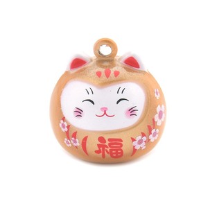 Japanische Messing-Glücksglocke, Niedliche Traumhafte Kleine <span class=keywords><strong>Cartoon</strong></span>-Katze, Hängende DIY-Glöckchen für Handy-Schlüsselanhänger-Zubehör - Product Image 2