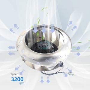 ebmpapst R2D250-AM20-09 400V AC 170W 0.3A 250mm 2700RPM Blower Centrifugal Cooling Fans for Inverter with Thermal Sensor - Product Image 3