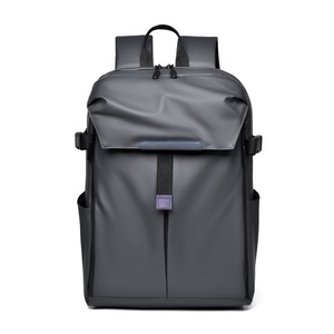 Men's <b>Backpack</b> <b>Large</b> Capacity 20L Computer Interlayer Leisure Travel Solid Color Black Gray Blue Spring 2024 - Product Image 5