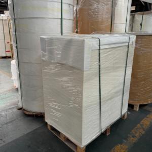 Feuille de papier alimentaire en pâte de bois vierge 150-320 GSM C1S enduite PE, imperméable, format personnalisé pour la production de gobelets en papier - Product Image 2