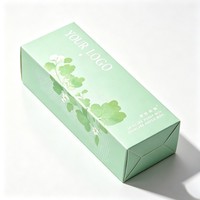 Boîtes en carton blanc pliables de haute qualité pour cosmétiques et soins de la peau, personnalisées en gros, avec impression à l'encre de soja