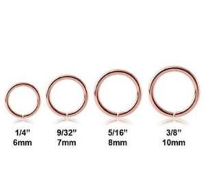 Customized Fashion Septum Yellow Gold Round Face <strong>Nose</strong> <strong>Ring</strong> Body Piercing Jewelry <strong>Thin</strong> <strong>Nose</strong> Hoop <strong>Ring</strong> - Product Image 2