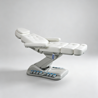 Table de soin chauffante avec commande au pied, ensemble de mobilier de salon de beauté, table de massage électrique