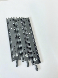 YABELY <span class=keywords><strong>35</strong></span> Coulisse de tiroir à roulement à billes à 3 sections, en acier laminé à froid noir, pour tiroir à large bande - Product Image 4
