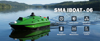 Bateau sans pilote SMA Iboat-06 pour la cartographie topographique sous-marine, vision nocturne