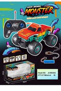 Voiture télécommandée Monster <span class=keywords><strong>Jam</strong></span> Monster Truck, jouet de voiture télécommandée Monster Truck - Product Image 4