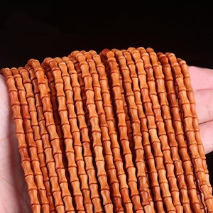 Cuentas de bambú con diseño de semilla de oliva, elegantes y exquisitas, de 8 mm, para la fabricación de joyas, pulseras, collares, cuentas espaciadoras, accesorios para bricolaje. - Product Image 2