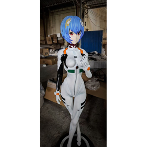 Estatua de Resina de Rei Ayanami de <span class=keywords><strong>Genesis</strong></span> Evangelion EVA, Tamaño Real 1:1, Figura de Anime Coleccionable para Decoración - Product Image 2
