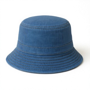 Chapeau Bob en Denim Signature Broderie Personnalisée de Haute Qualité Thaïlande - Product Image 1