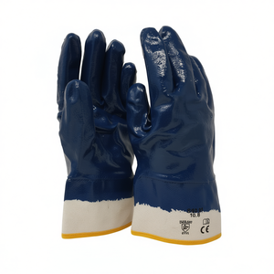 ถุงมือเคลือบไนไตรล์ ขนาด 8 ป้องกันการบาด ถุงมือทำงานเพื่อความปลอดภัย - Product Image 2