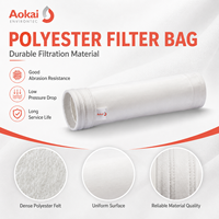 Sac filtrant en polyester pour l'aération des silos de traitement des céréales, unités anti-poussière, sacs filtrants industriels pour la collecte de la poussière
