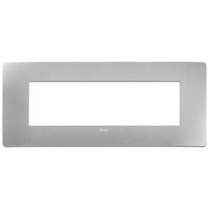 Plana Up 7M Silver Plate 25.1 Cm Length Wall <b>Switch</b> Cover Vimar - Product Image 1