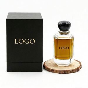 Wholesale Irregular Glass <b>Perfume</b> Bottle 30ml 50ml 100ml Empty with Pump <b>Atomizer</b> & Black Round Cap - Product Image 2