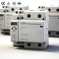 Contactor Modular de CA de 2P 100A, 1NO+1NC, 2NO 2NC, Riel DIN HDH8-100 HANDELE