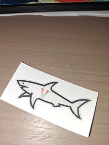 NOUVEAU 2026 Blnieece Livraison Rapide Thème Requin Articles Nautiques Décorations Autocollant Requin JUL - Product Image 3