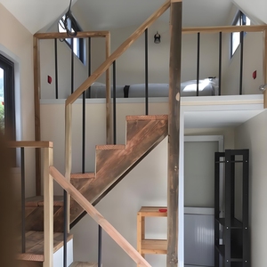 Sang trọng glamping Trailer nhà di chuyển nhà giá thấp nhà di động trên bánh xe prefab casas modernas xe du lịch bánh xe <span class=keywords><strong>container</strong></span> - Product Image 5