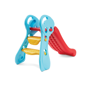 1-3 Yaş Çocuklar İçin İç/Dış Mekan Mavi & Pembe Plastik Kaydıraklı Tırmanma Oyun Seti, Kolay Saklama ve Saklama Oyuncağı - Product Image 3