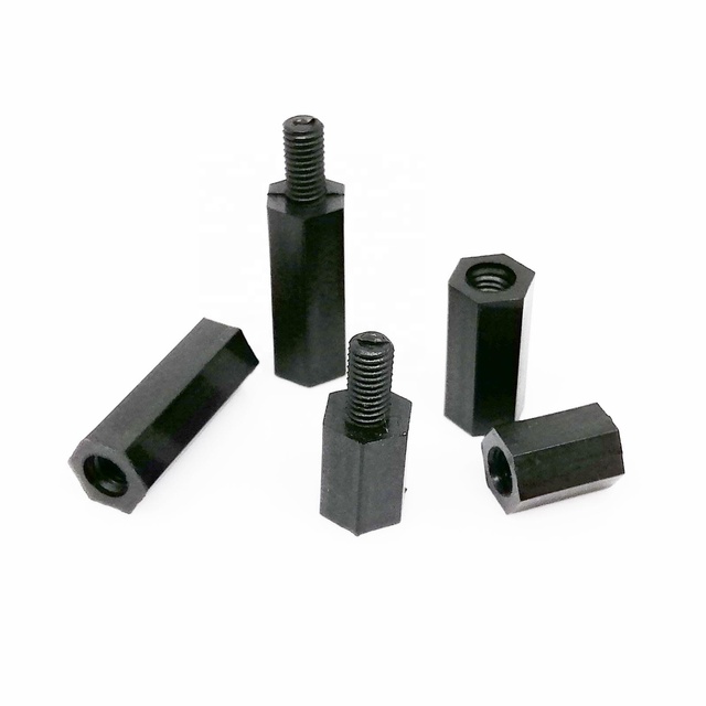 M2 M2.5 M3 M4 Metric Black Plastic Nylon Insulated Hex Standoff Kit Machine Screws CLASS 4 Assortment