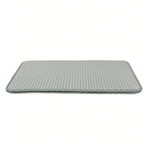 Alfombrilla para arena de gatos Eva, 40 x 70 cm, gris, higiénica, con filtro - Product Image 2